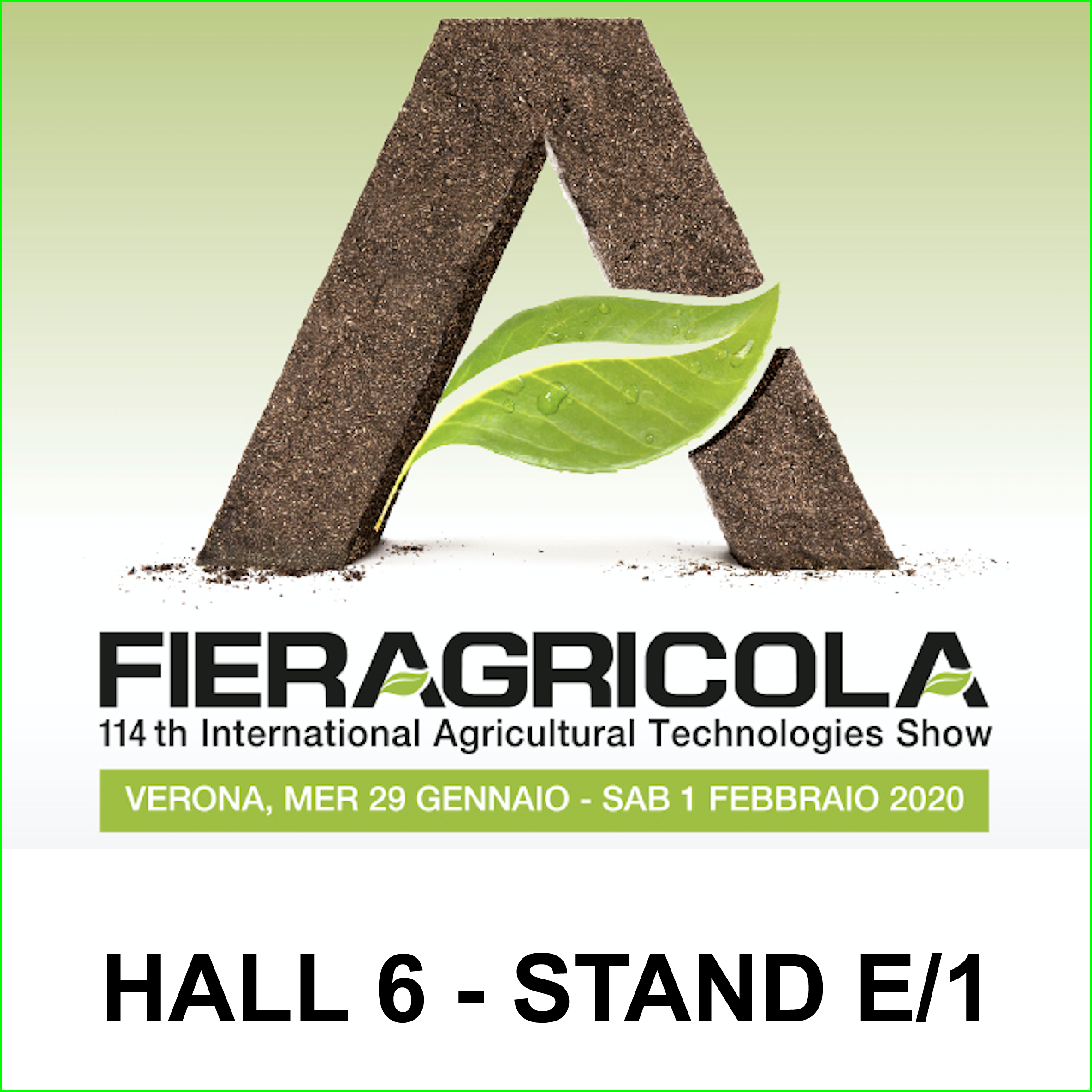 FIERAGRICOLA – VERONA 2020